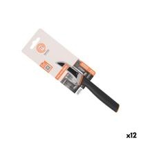 Žievelės peilis MasterChef Juoda Sidabras Nerūdijantis plienas 7,5 cm (12 vnt.)