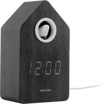 Karlsson Žadintuvas Cuckoo LED, juodo medžio