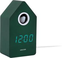 Karlsson Žadintuvas Cuckoo LED, tamsiai žalias