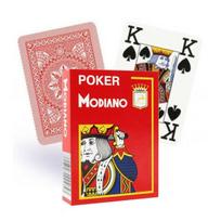Poker žaidimų kortos (raudonos)