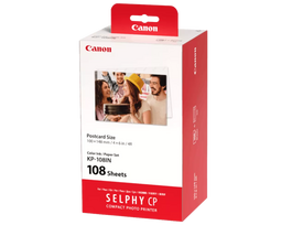 Canon KP-108IN (3115B001) Photo Paper + Ink Cartridge Multipack, CMY
