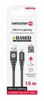 Swissten ARAMID REINFORCED Data Cable USB / Lightning 1.5m / 60w