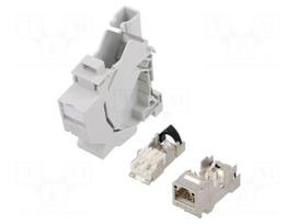 Connector: RJ45 | socket | data transfer | PIN: 8 | shielded | straight