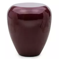 Šoninis staliukas „Keiko“, bordo spalvos, blizgus