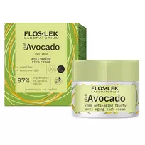 FLOSLEK_Rich Avocado dieninis ir naktinis kremas nuo raukšlių, 50 ml