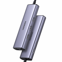 UGREEN 6-in-1 USB-C Multifunction Adapter: 3x USB-A 3.0, HDMI, RJ45, PD