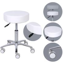 Kosmetologinė taburetė HABYS MOBI Comfy Base k501, balta