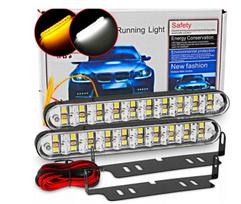 Automobiliniai LED dienos žibintai, 2 vnt