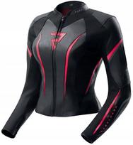 REBELHORN DIVA ST BLACK PINK moteriška odinė motociklininko striukė 34