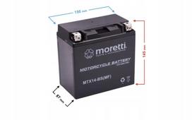 Moretti AGM (Gel) MTX14-BS Martinelli akumuliatorius