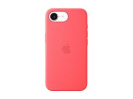 Apple iPhone 17e Silicone Case with MagSafe Bright Guava | Apple