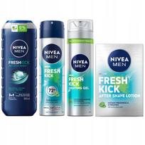 NIVEA MEN dušo želė + skutimosi priemonė + antiperspirantas + losjonas po skutimosi