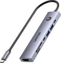 Unitek USB-C 7-in-1 PD 100W HDMI 2.0 HUB WITH ON/OFF SWITCH