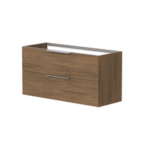 Vonios spintelė Kame Liris 120cm 2 stalčiai, Po viršumi, Be kriauklės, Copper oak BUC/12-3DR-V8/48-LIR