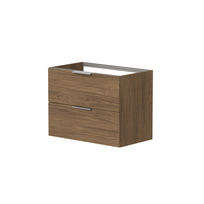 Vonios spintelė Kame Liris 80cm 2 stalčiai, Po stalviršiu, Be kriauklės, Copper oak BUC/8-3DR-V8/48-LIR