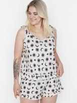TRENDYOL PLUS SIZE Moteriška pižama