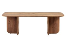 Kavos staliukas Nordure Akira, ruda sp., 60 cm x 120 cm x 41 cm