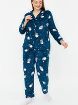 TRENDYOL PLUS SIZE Moteriška pižama