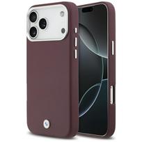 BMW ženklas pilnai aptrauktas metalinis MagSafe dėklas iPhone 17 Pro Max - Raudonas
