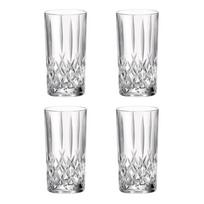 Crystal Bohemia Krištolo stiklinės BRIXTON (4 vnt., 350ml)