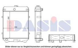 AKS DASIS Variklio aušinimo radiatorius Radiator 440523N