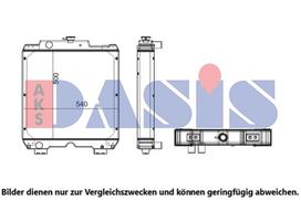 AKS DASIS Variklio aušinimo radiatorius Radiator 440626N