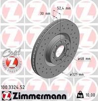 ZIMMERMANN Stabdžių diskas SPORT BRAKE DISC Z 100.3324.52