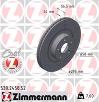 ZIMMERMANN Stabdžių diskas SPORT BRAKE DISC Z 530.2458.52