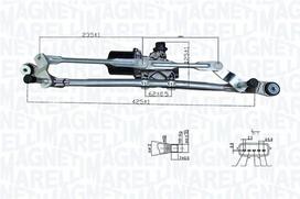 MAGNETI MARELLI Langų valytuvų sistema 064376100010