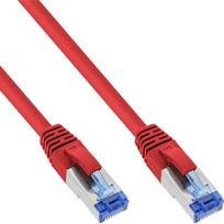 InLine Patch kabel sieciowy Cat.6A, S/FTP (PiMf), 500MHz, Red, 1.5m, 50 szt. (B-76814R) | 4043718344871 | 4043718344871