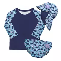Bambino Mio maudymosi rinkinys (3 dalių)  Blue Whale