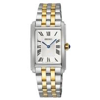 SEIKO modelis CLASSIC "TANK" QUARTZ LADIES TWO-TONE
