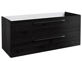 Spintelė po praustuvu Kame Gama, BU/12-3DR/1-PO, 120 cm, push to open, Juodas ąžuolas