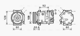 AVA Clever Choice Oro kondicionieriaus kompresorius Air conditioner compressor CNK282