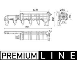 MAHLE EGR aušintuvas BEHR *** PREMIUM LINE *** CE 37 000P
