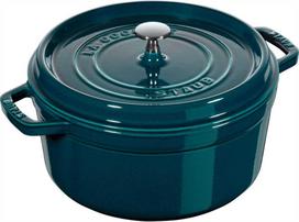 STAUB LA COCOTTE Puodas żeliwny apvalus 6.7 ltr jūros spalvos