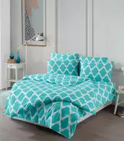 Riposo RENFORCE medvilnės patalynės komplektas RIO MINT 140x200 cm