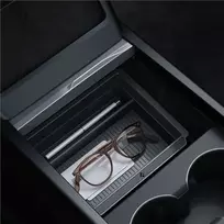 Spigen Tesla stumdomas konsolės organizatorius (apatinis), juodas - Tesla Model 3 2024