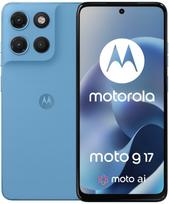 Mobilusis telefonas Motorola Moto G17 PBBK0003PL, 128GB, alaskan blue sp.