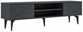 Televizoriaus spintelė Kalune Design Brendon, antracito sp., 39.6 cm x 160 cm x 48.2 cm