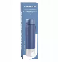 Gertuvė „Wessper B2“ nerūdijančio plieno „Actitex™“ filtro butelis, 1000 ml, mėlynas (WES276-1000-BL_K)