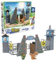 TileTown Plytelių miestas – Juros periodo pasaulio parkas – magnetinis konstravimo rinkinys (90307)