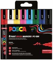 Posca - Šepetėlių PC-5BR rinkinys, 8 vnt. (401676)