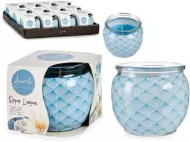 Acorde Aromatizuota žvakė Fresh Linen Mėlyna stiklas Vaškas