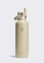 Hydro Flask Standard Mouth Flex Straw Cap Oat termosas butelis, 621 ml