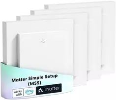 MEROSS MRS105MA-EU Smart Wi-Fi (Matter) Roller Shade Switch (4-Pack)