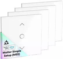 MEROSS MRS100MA(EU) Smart Wi-Fi (Matter) Roller Shutter Switch (4-Pack)