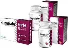 Raw Paleo VETEXPERT Hepatiale forte Small breed – papildai šunims ir katėms – 40 tablečių