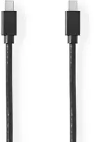 „Nedis CCGB37504BK20“ „DisplayPort“ kabelis, 2 m, „Mini DisplayPort“, juodas