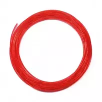 3DSimo filamentas PLA, skaidrus raudonas, 5m